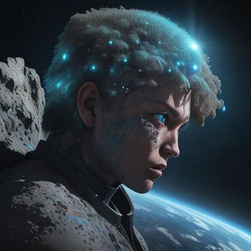 asteroid impacting Earth with devastation