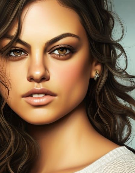 Mila Kunis - AI Generated Artwork - NightCafe Creator