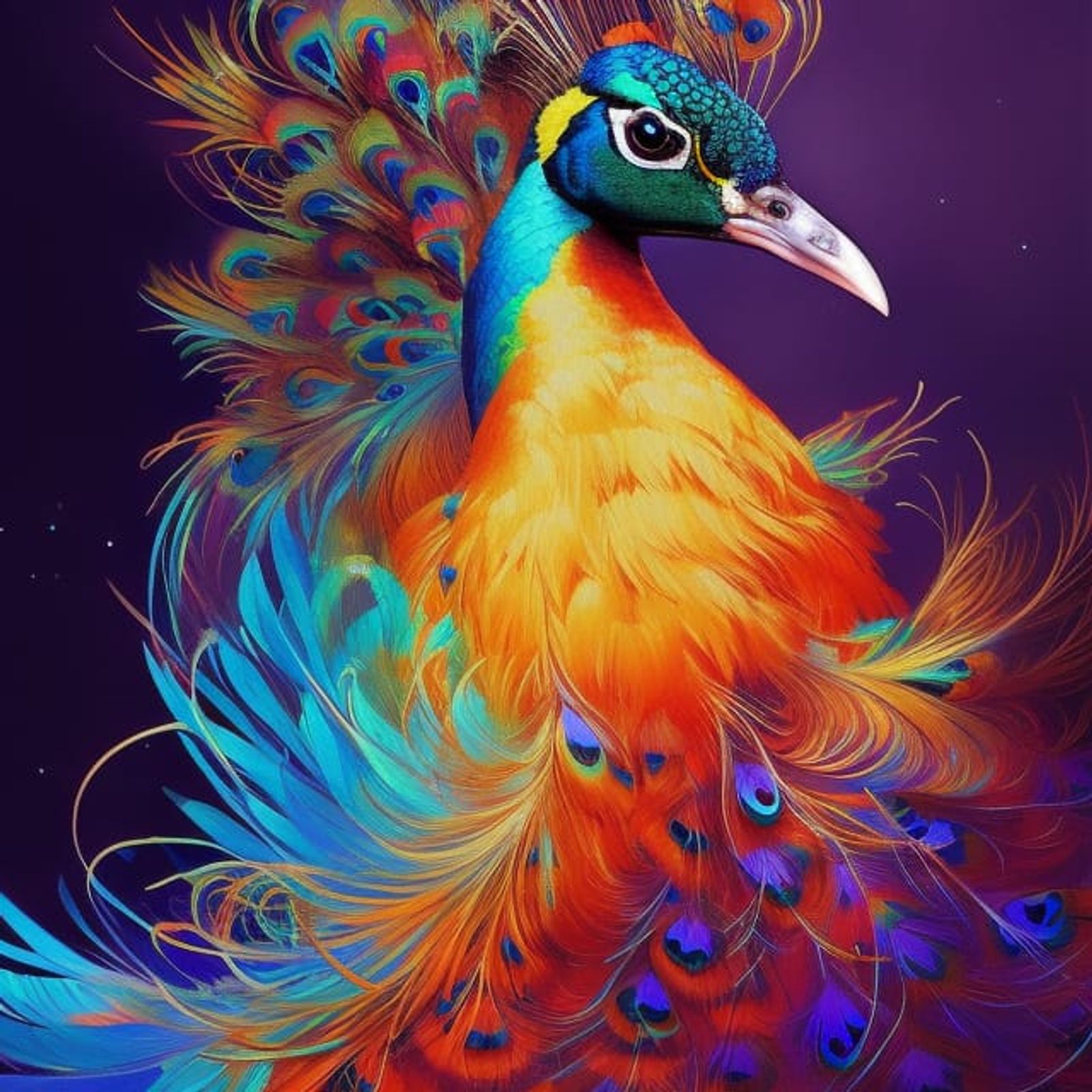 colorful peacock pictures