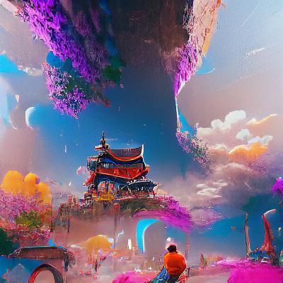 Trans Flag Matte Painting in Unreal Engine 5