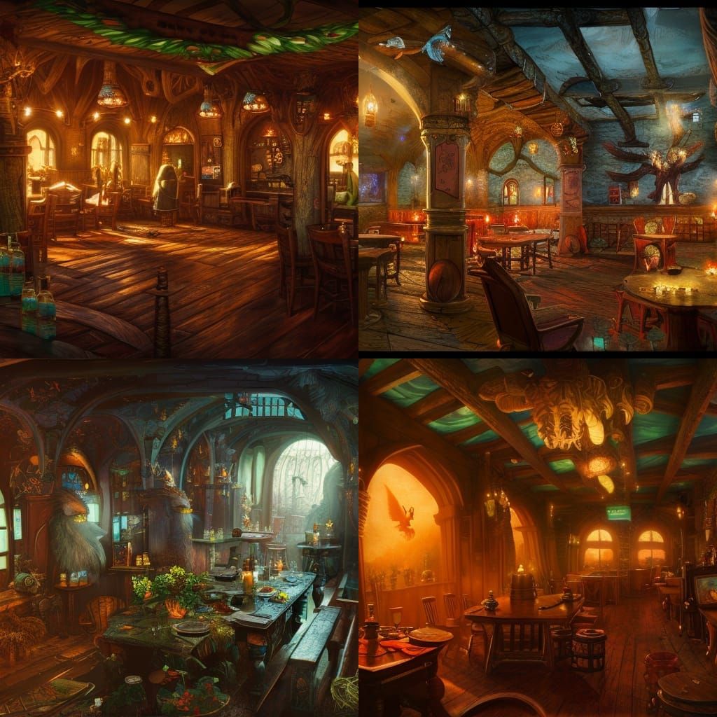 Fantasy Tavern - AI Generated Artwork - NightCafe Creator