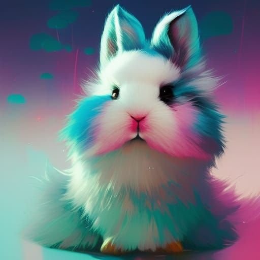 A bunny mug shot. - AI Generated Artwork - NightCafe Creator