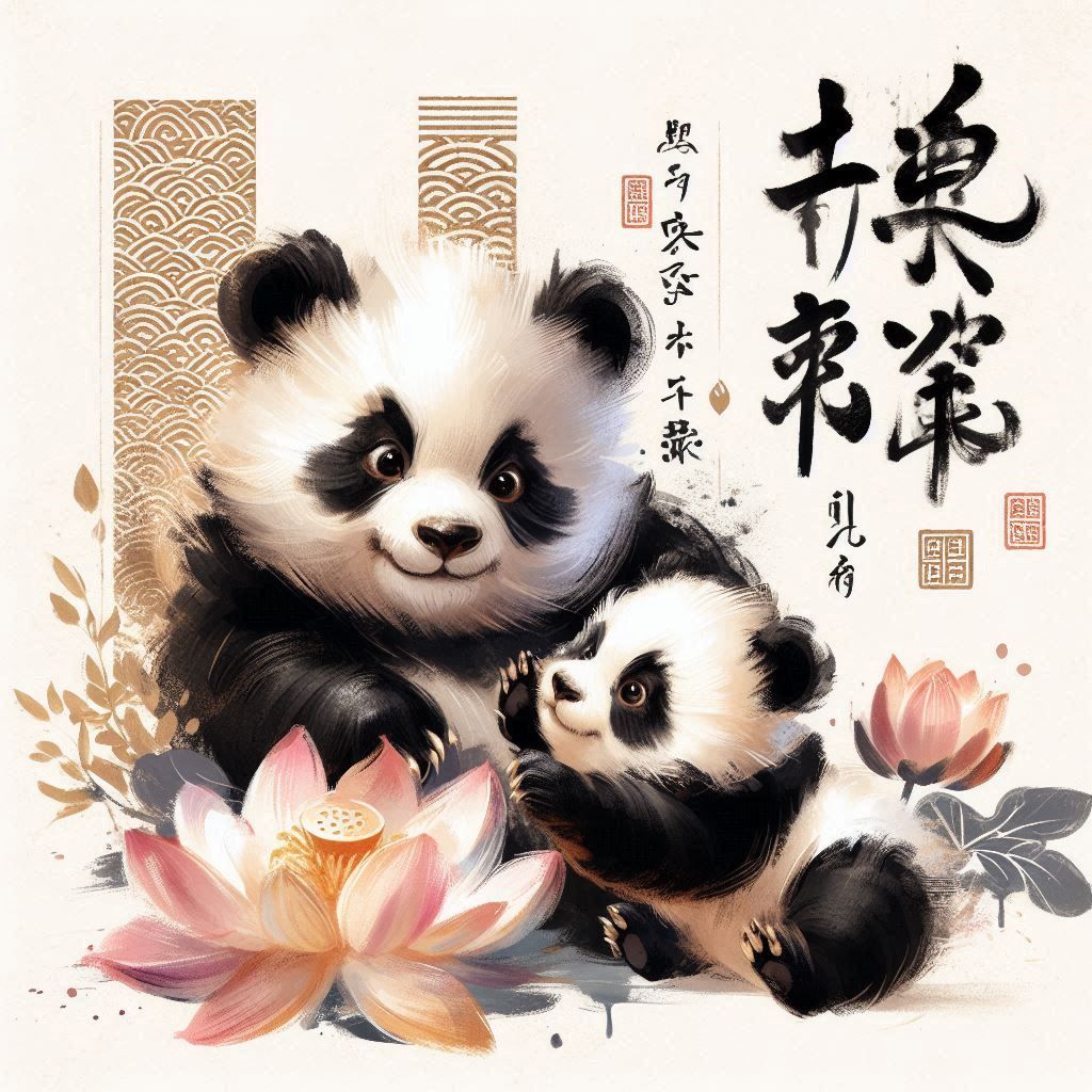 Pandas💖  by @Csf