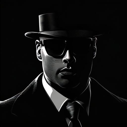  <lora:Film Noir 2D SD15:1.0>
Film noir, Vector art.