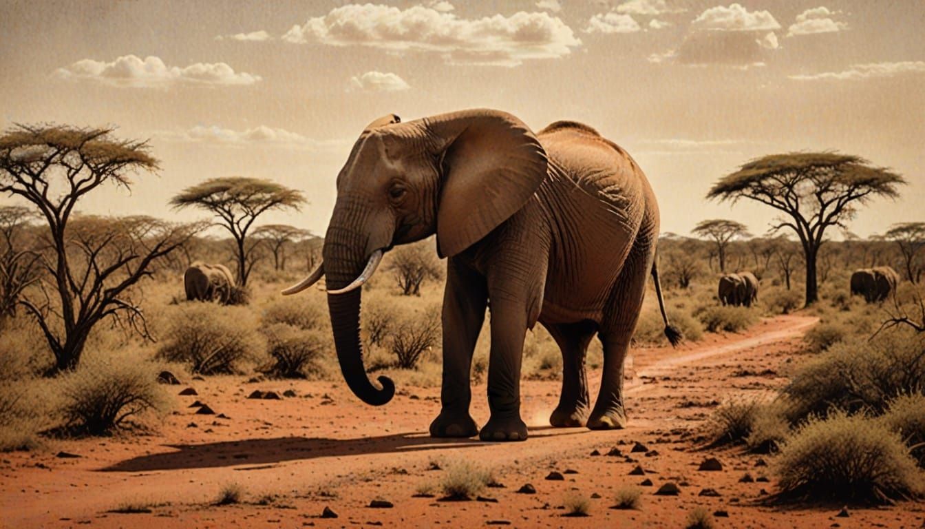 African Tsavo East Reserve