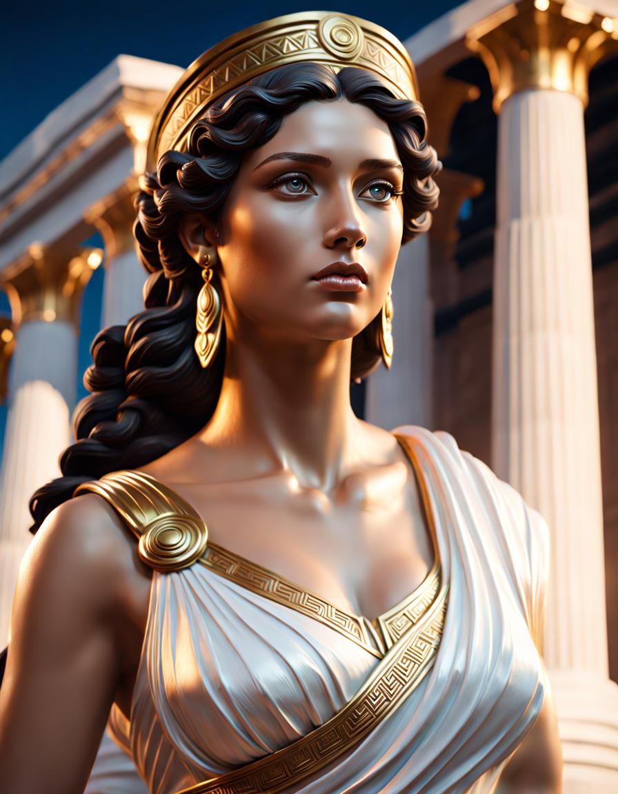 CGI Helen of Troy - AI Generated Artwork - NightCafe Creator