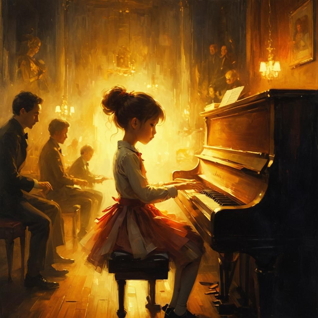 Pianist  by @Drago