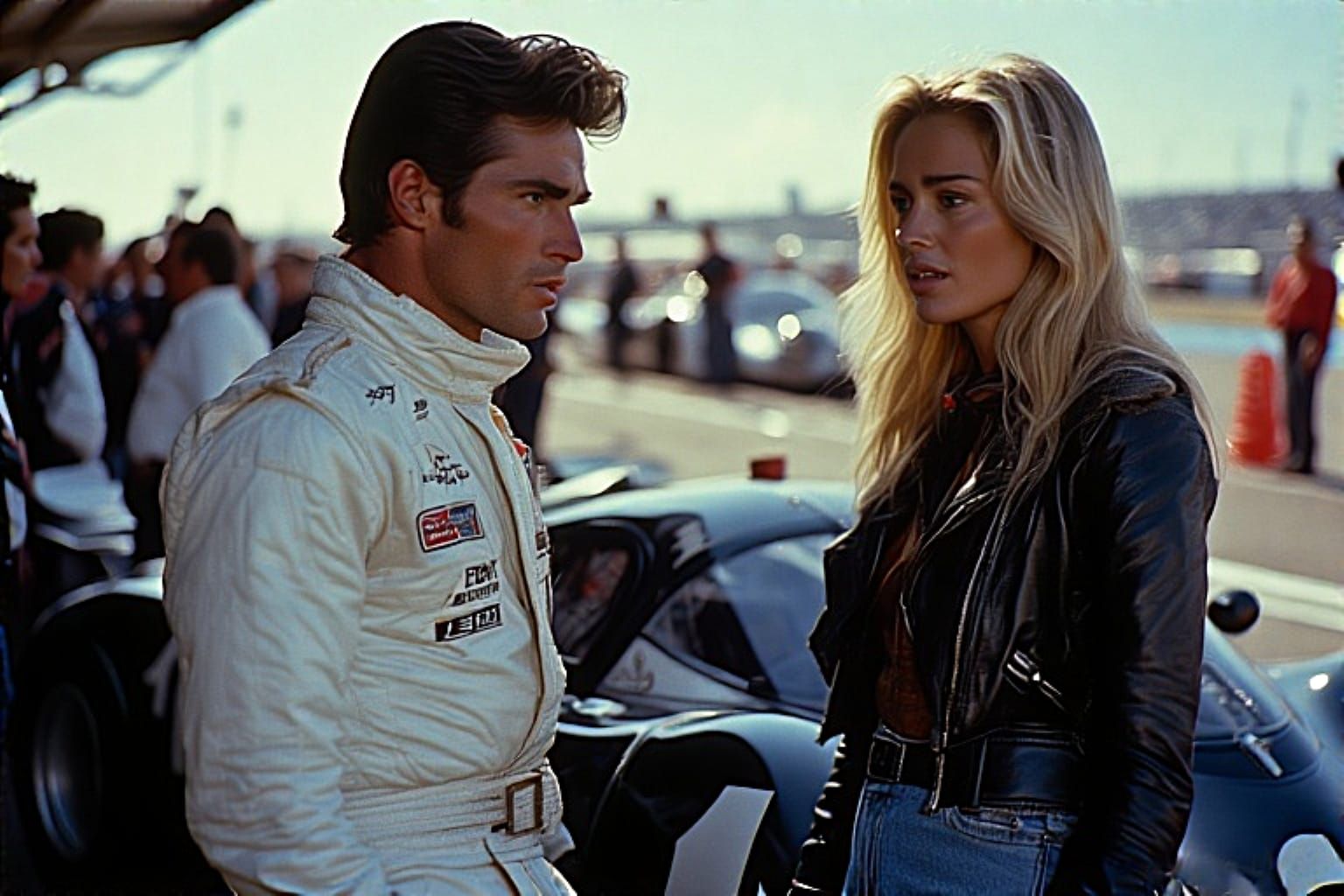 Sabine's Dad and Mom: Jack and Petra at Sebring, 1970s