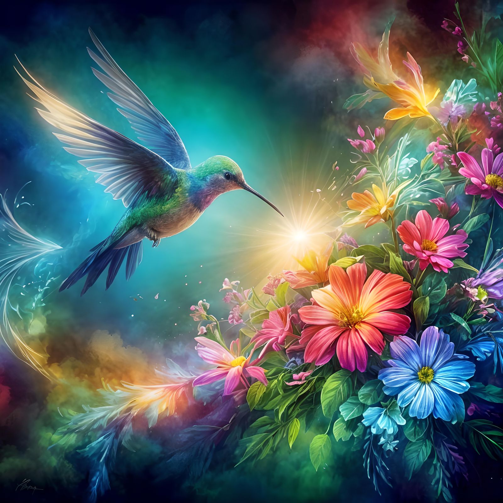 Hummingbird   by @Wacky Fun