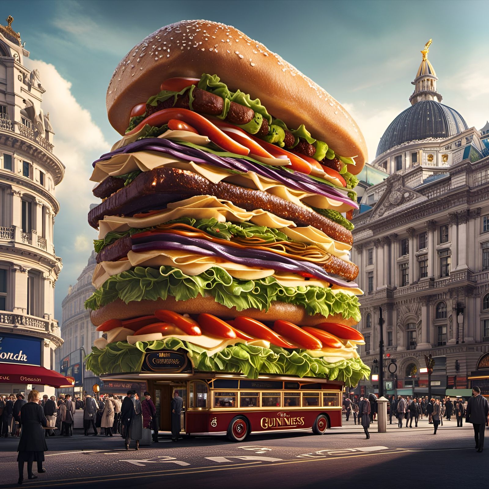 Wacky Sandwich Home Delivery Service   by @Hedgehog