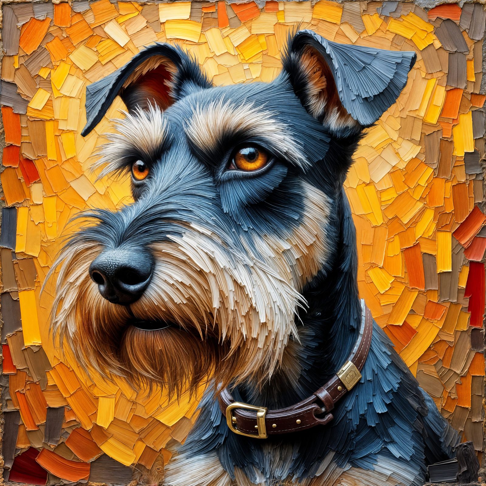Schnauzer 3  by @No-one and nothing