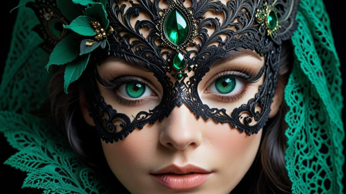 The Girl with Green Eyes  by @MelanieL