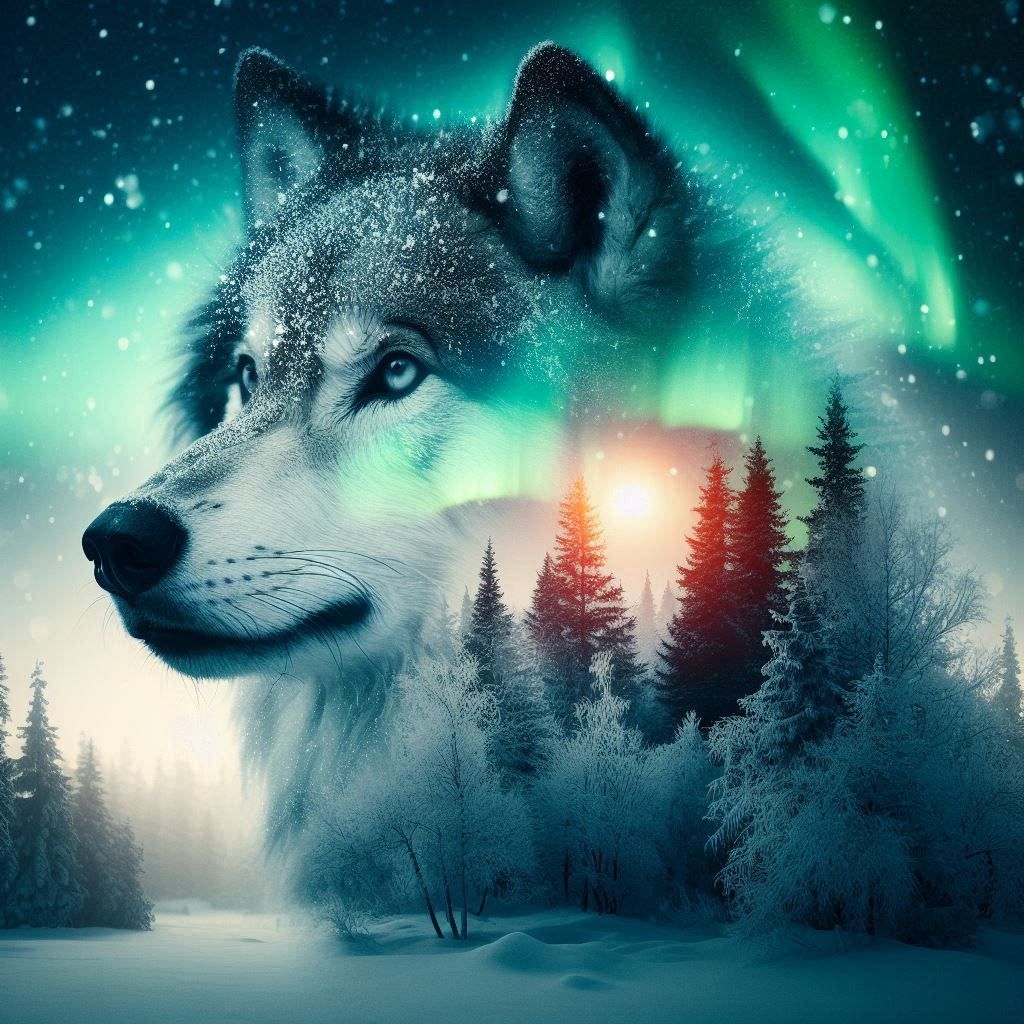 double exposure beautiful fantasy portrait landscape..