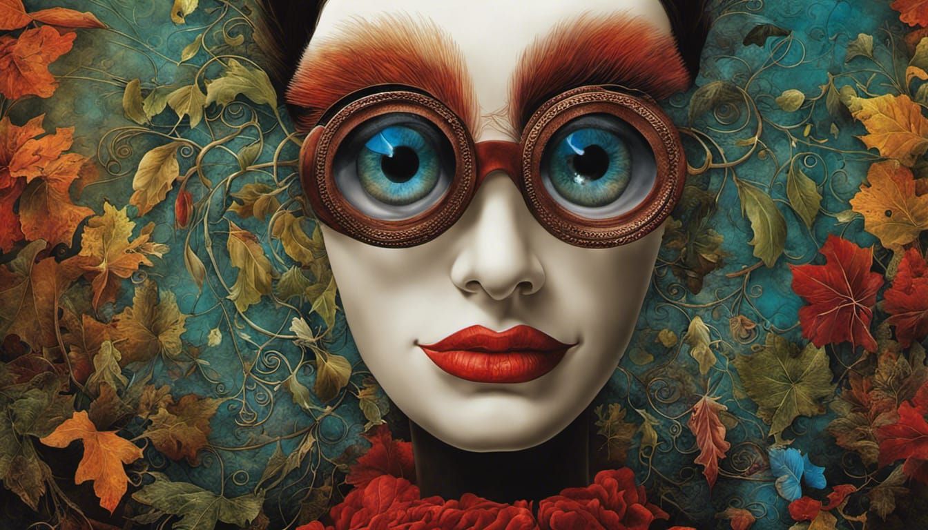 Lady in glasses  by @Fedo