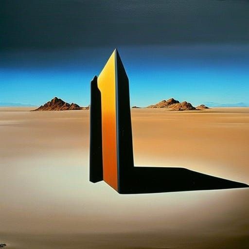 Monolith in the desert