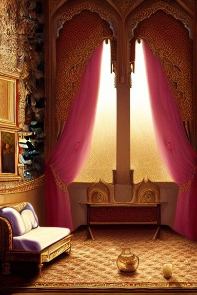 Fantasy royal bedroom - AI Generated Artwork - NightCafe Creator