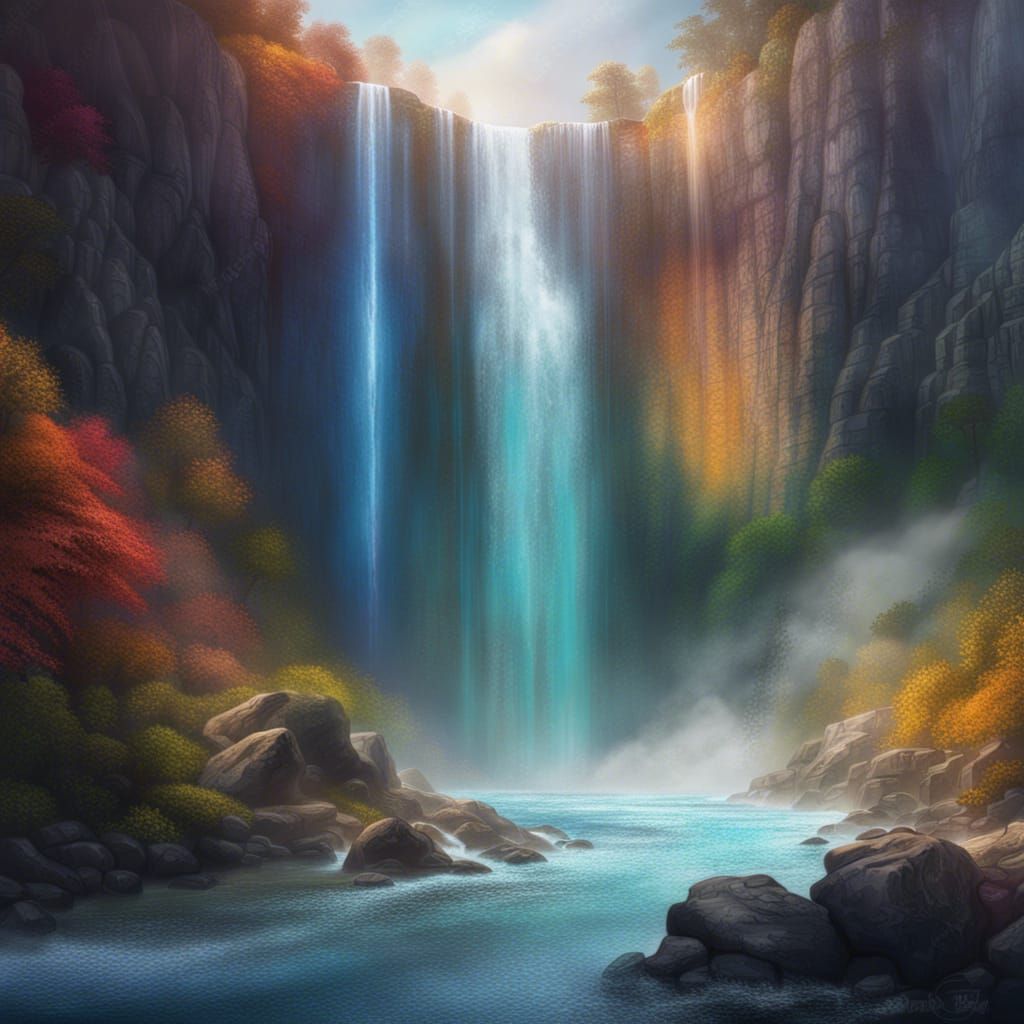 Huge waterfall