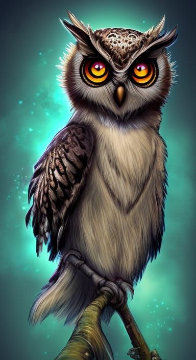 Owl - AI Generated Artwork - NightCafe Creator