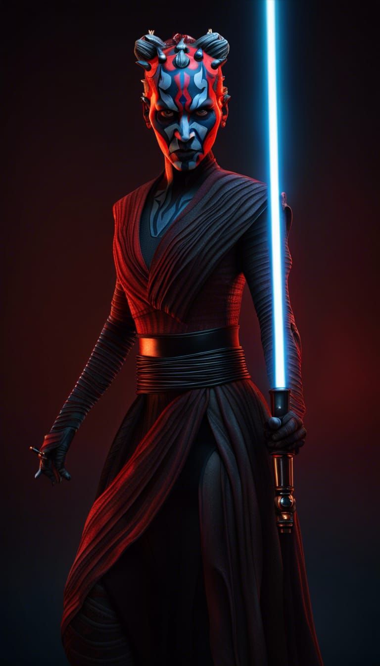 Lady Darth Maul - AI Generated Artwork - NightCafe Creator