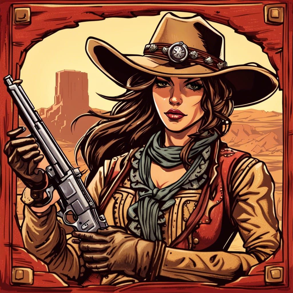 Cowgirl - AI Generated Artwork - NightCafe Creator