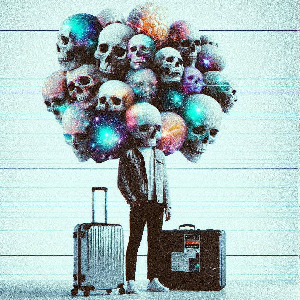 you're a headache in a suitcase