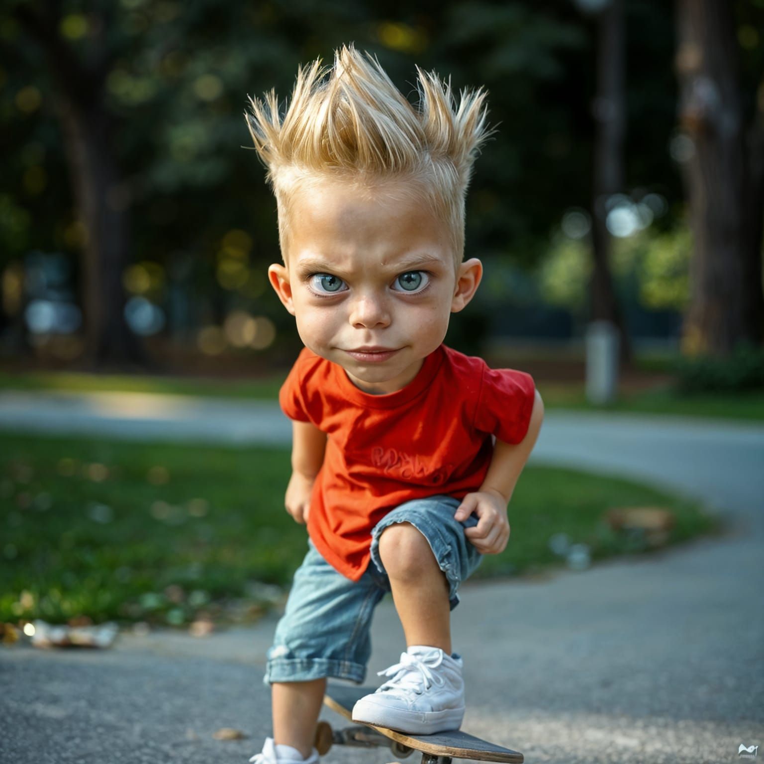 The real Bart Simpson... Aye Caramba!  by @Darken