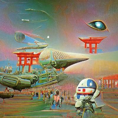Japanese sci-fi art, 1970s