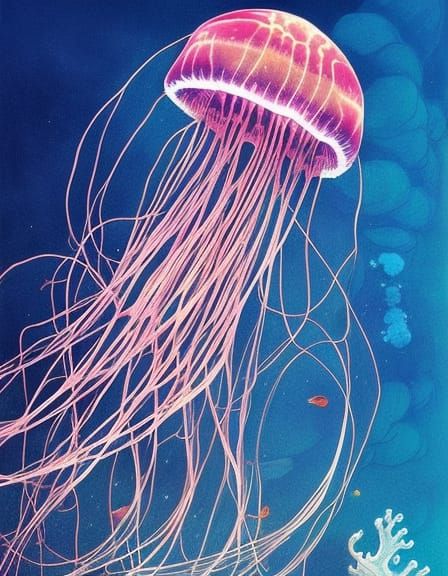 jellyfish - AI Generated Artwork - NightCafe Creator