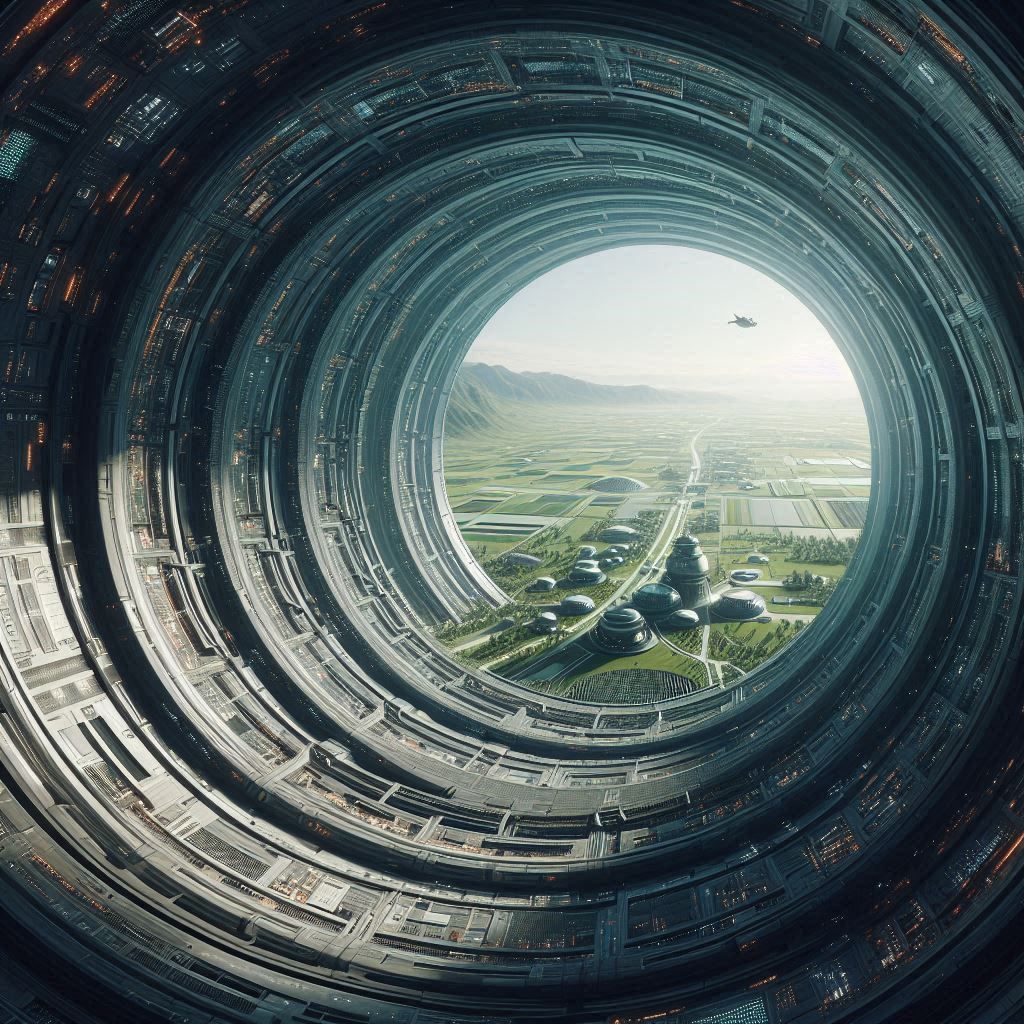 Argos I - O'neill cylinder-style space station