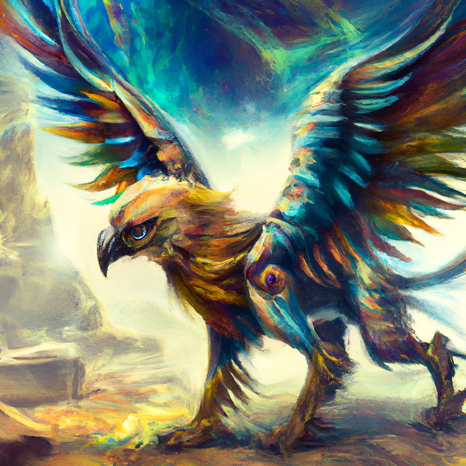 Griffin - AI Generated Artwork - NightCafe Creator