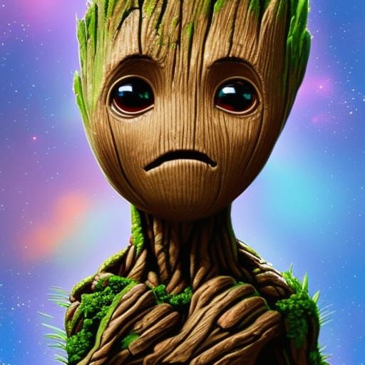 Baby Groot - AI Generated Artwork - NightCafe Creator