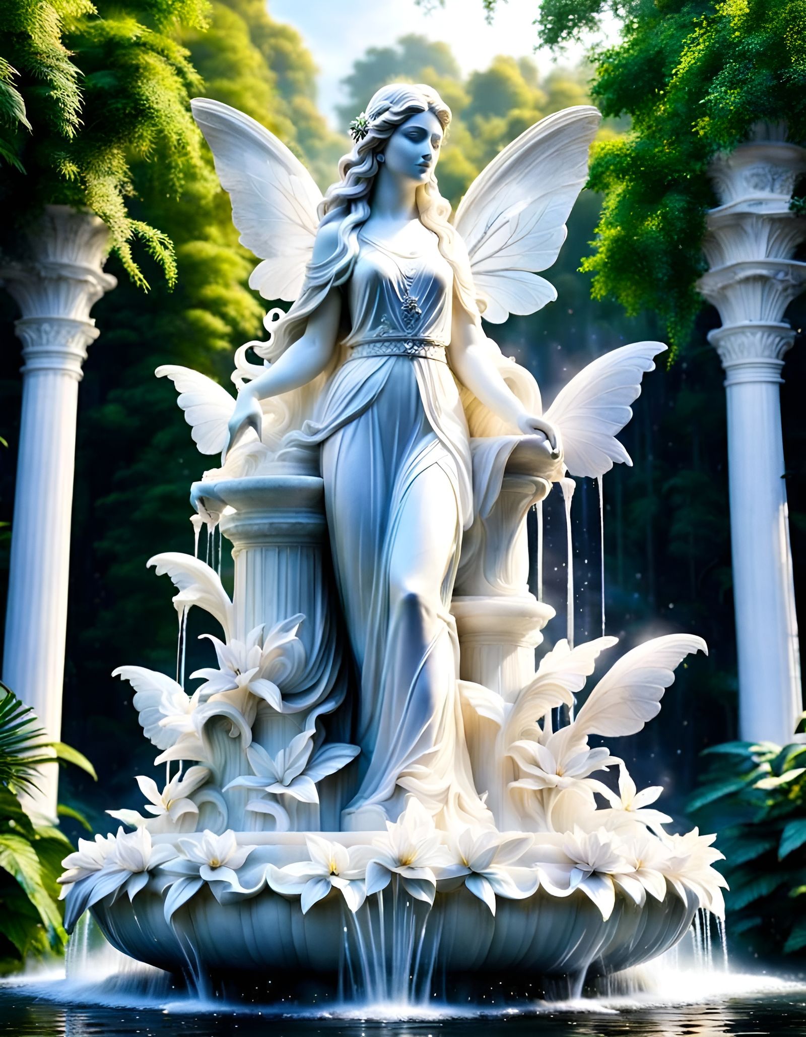 Mystic Fairy Fountain  by @Ria Hagane