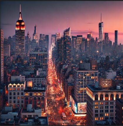 "New York City Twilight"
