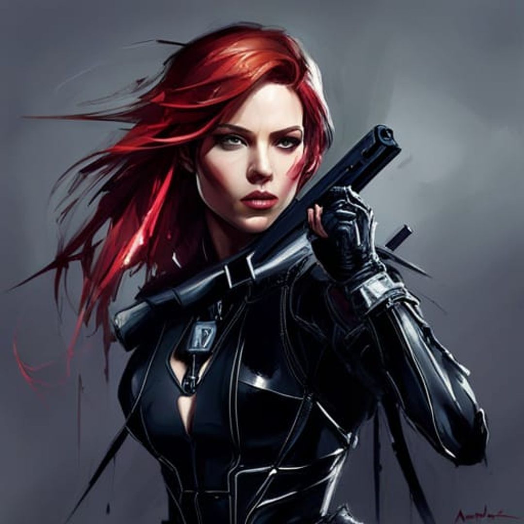 Black widow - AI Generated Artwork - NightCafe Creator