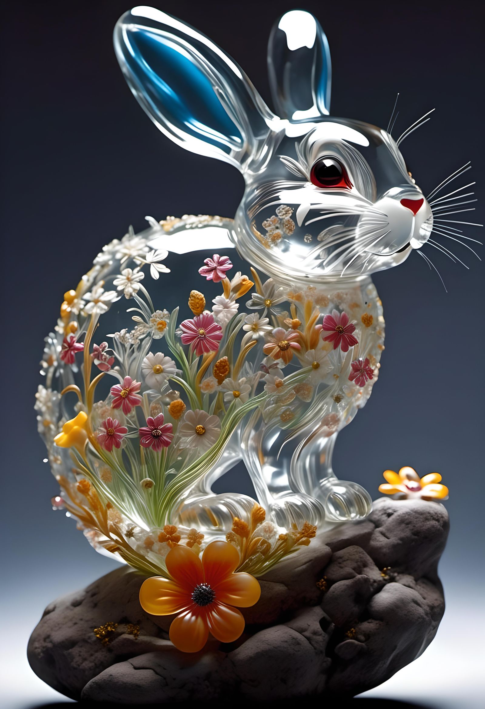 Glass Rabbit (Glass Art XL v2)