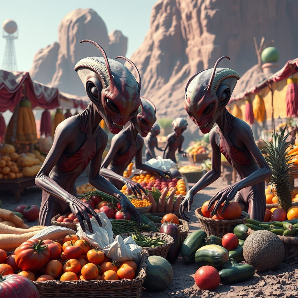 Rare Earth-ian Foods  by @Raven