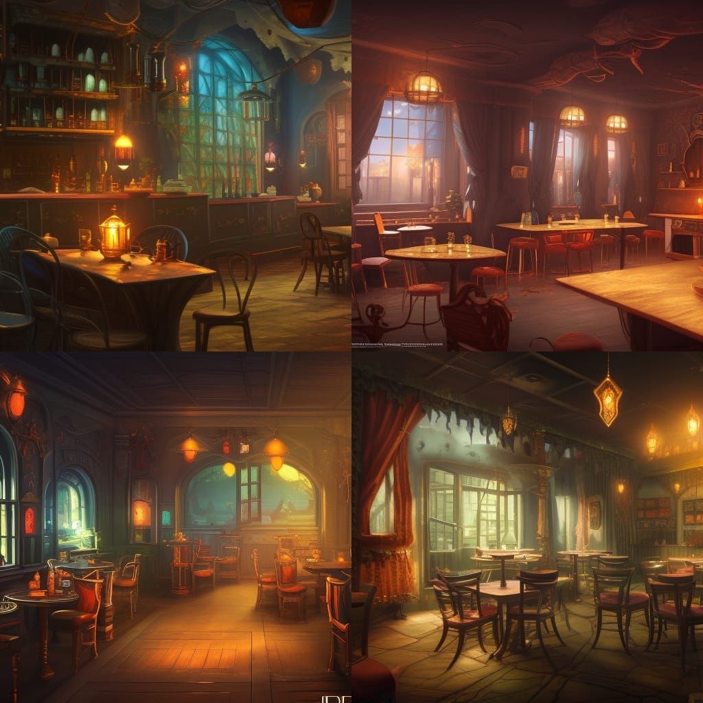 Haunted cafe