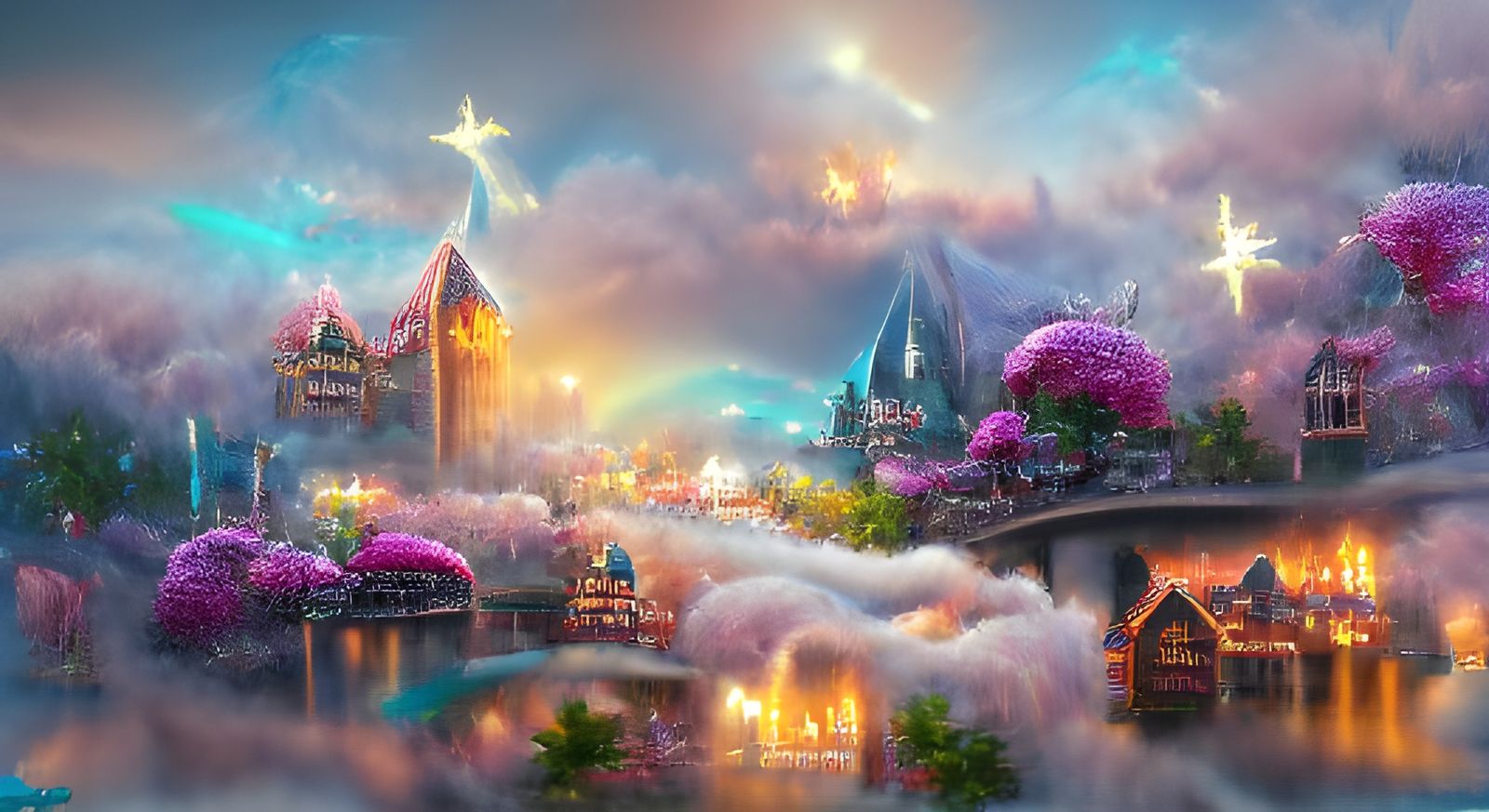 magical fantasy city