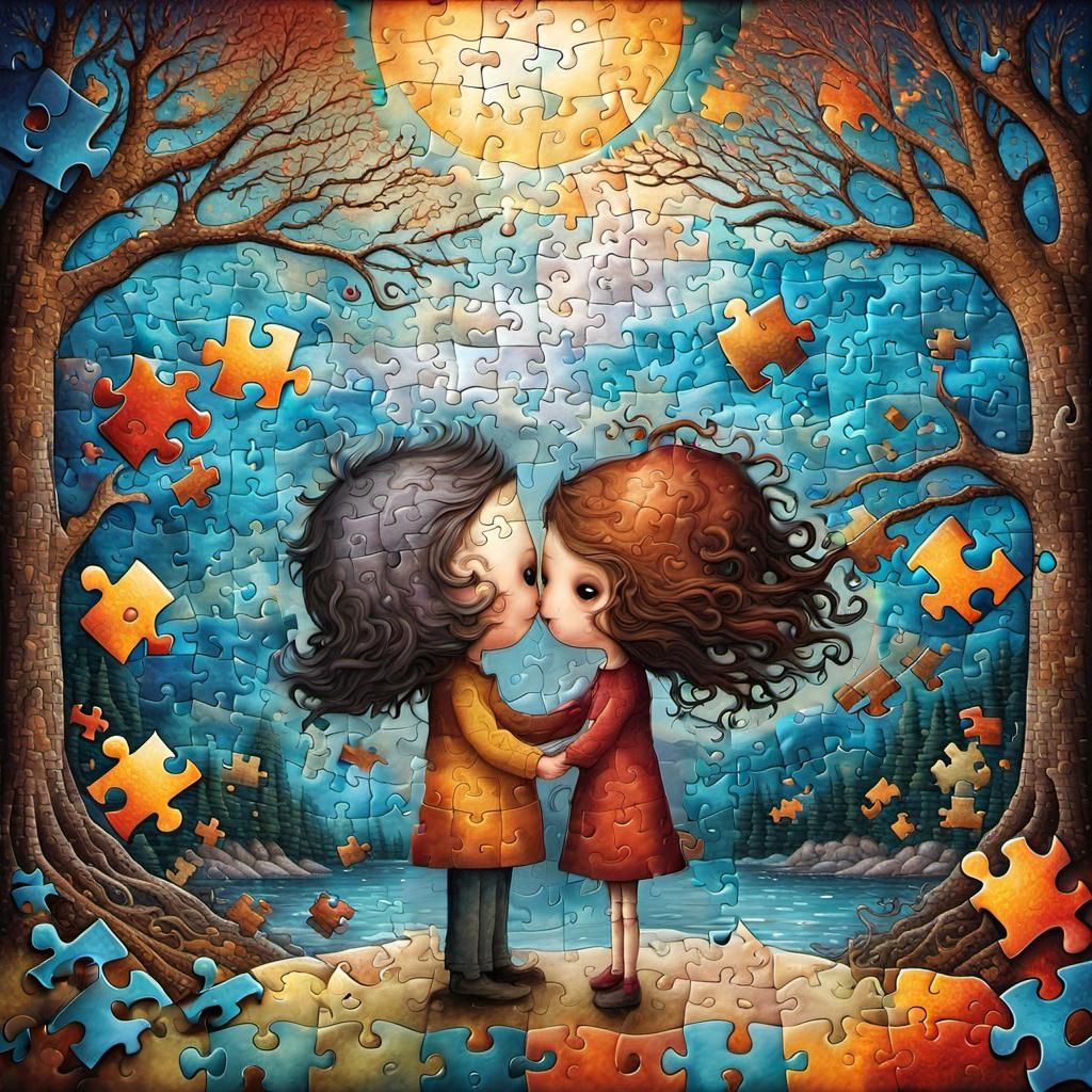 Jigsaw Promise  by @lawrencelot