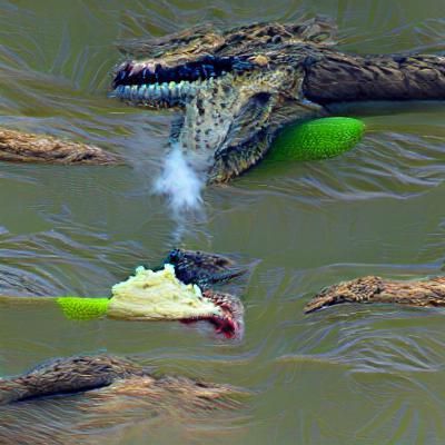 crocodile eats bird 8k resolution
