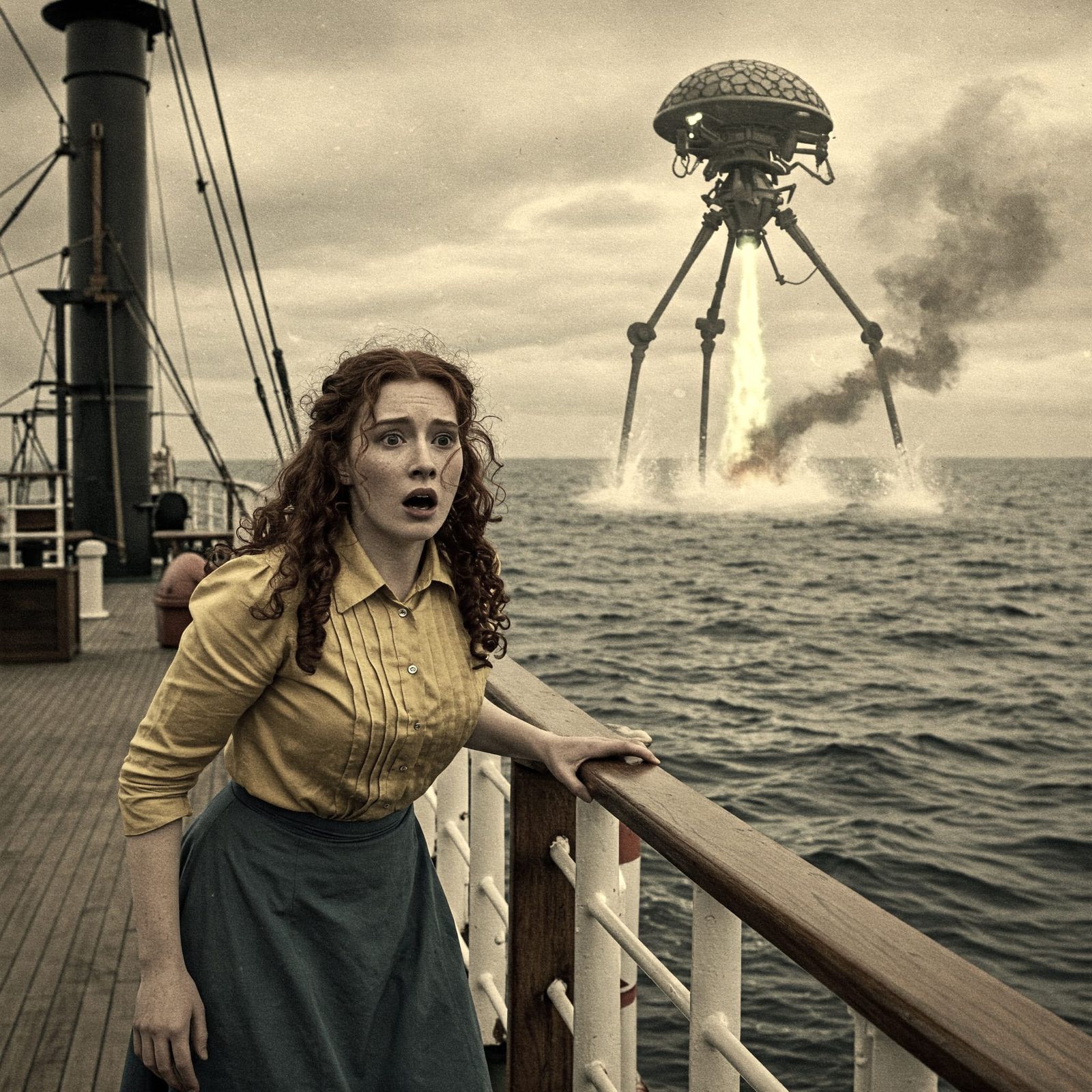 Martians Go Fishing   by @ghost-of-renoir