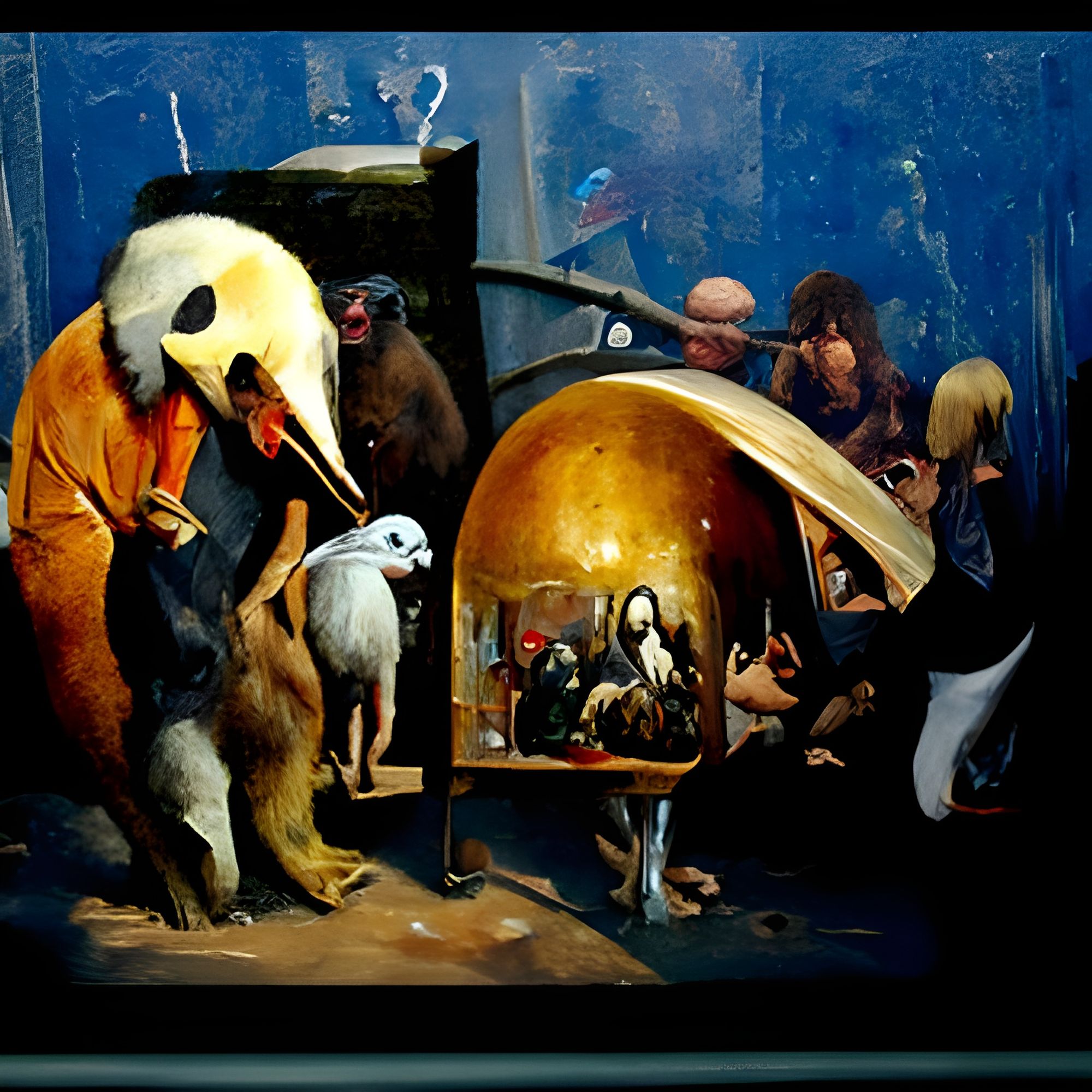 A zoo by Hieronymous Bosch AI Generated Artwork NightCafe Creator