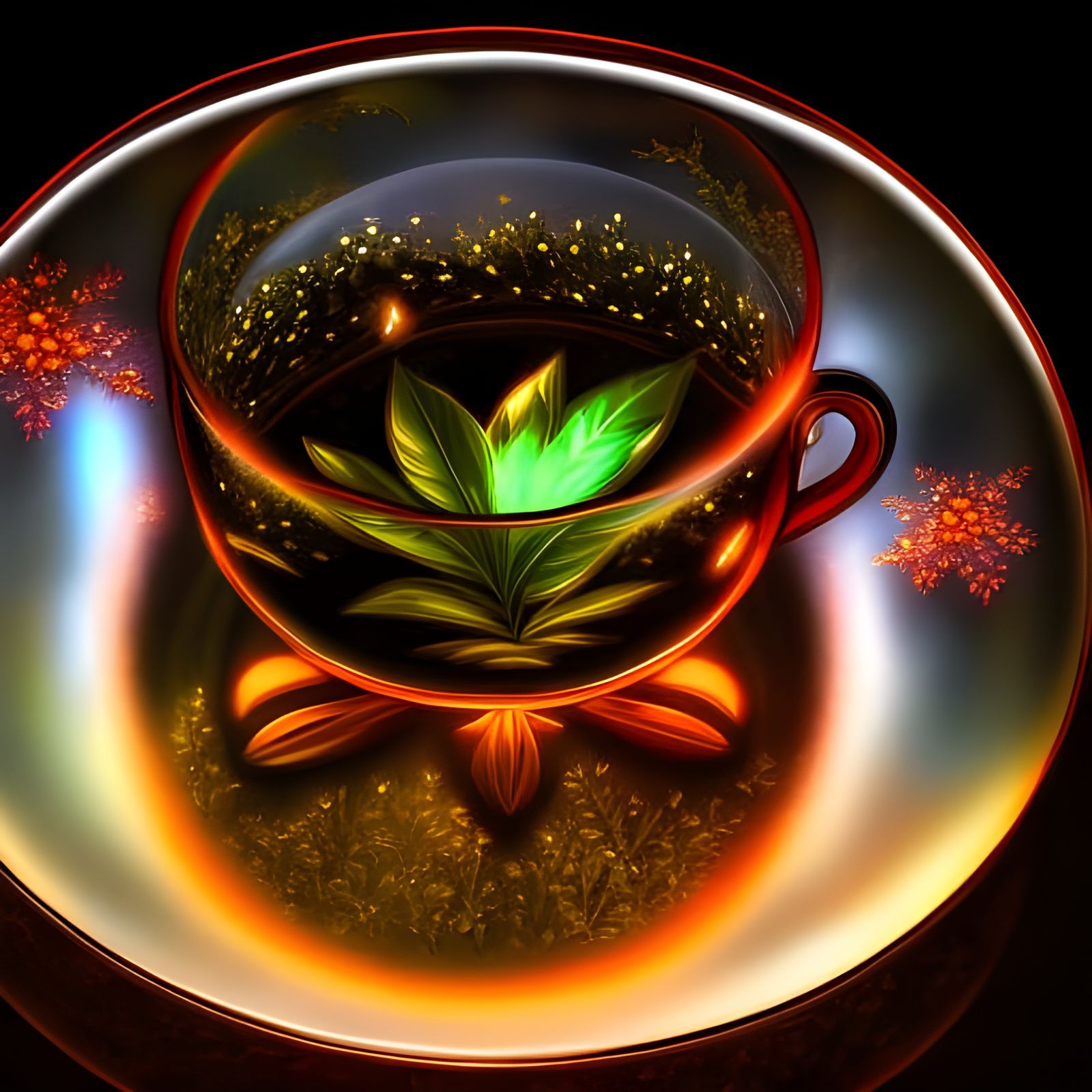 Herbal Tea AI Generated Artwork NightCafe Creator