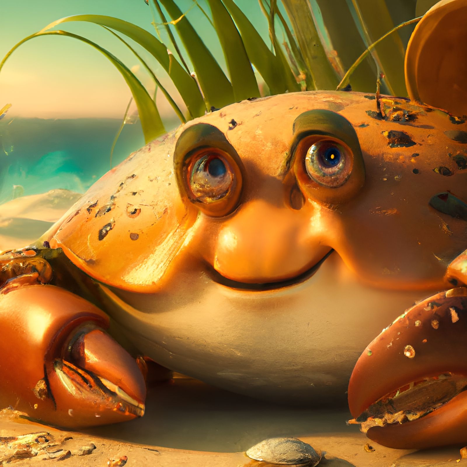 Not all crabs are crabby.  by @Mormookiee