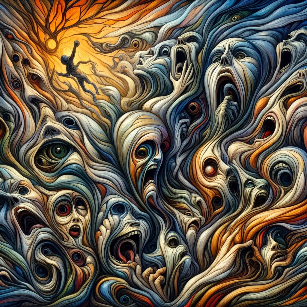 From the Depths of Anguish and Despair, Joy and Peace can not be Found.