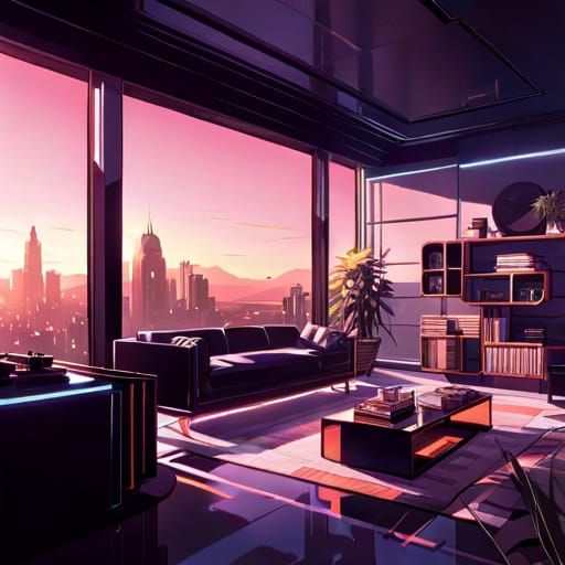 an art_deco apartment - AI Generated Artwork - NightCafe Creator