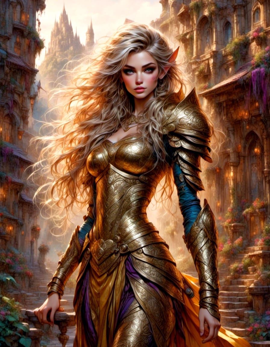 Sunlit Warrioress