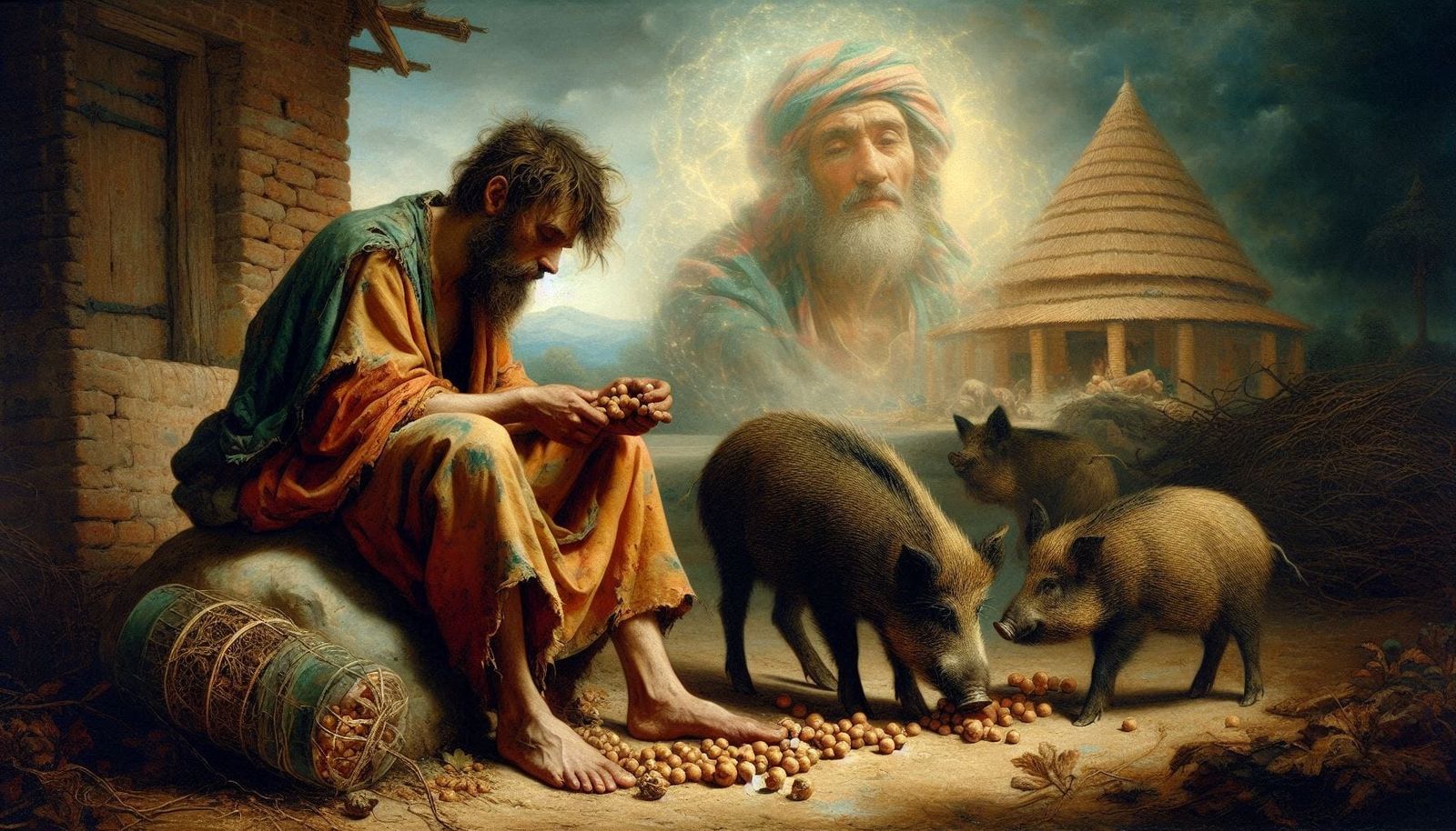 "You're eating better than I am; yet, in my Fathers house..."