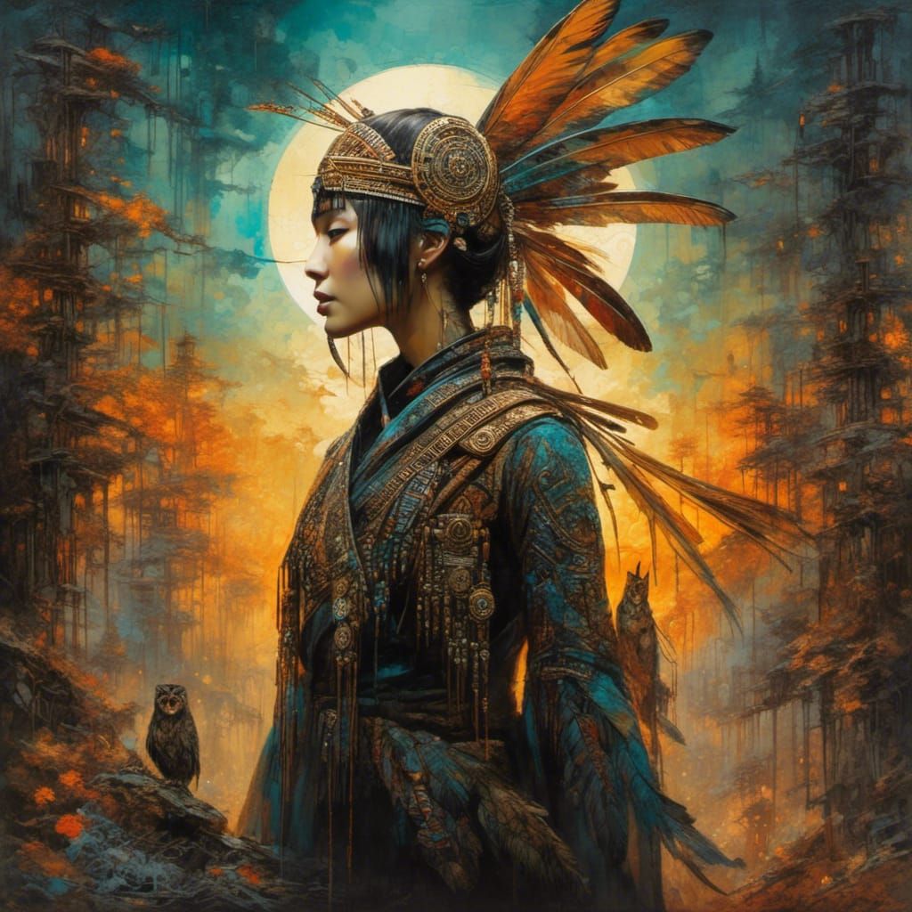 <lora:Asian android:0.5> <lora:Northwest Coast:0.5> <lora:Entyposi:0.5>   by @Aquaman420