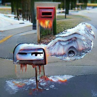 Melting Mailbox